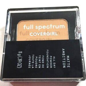 Covergirl Foundation Full Spectrum Powder  Matte .39oz Ambition Light Medium Gol